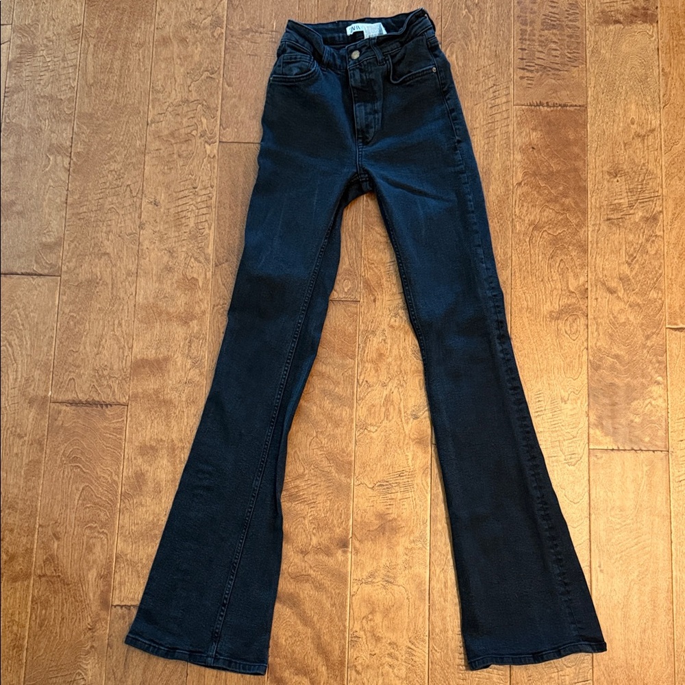 Zara Black Flare Women's Jeans